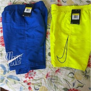 2 New  Boy swimsuit size 8-10 small